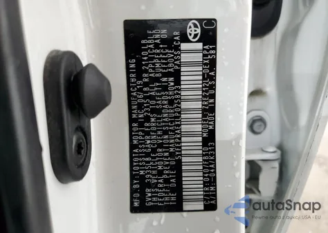 2020 Toyota Corolla Le из США, поврежденный, VIN 5YFEPRAEXLP025823